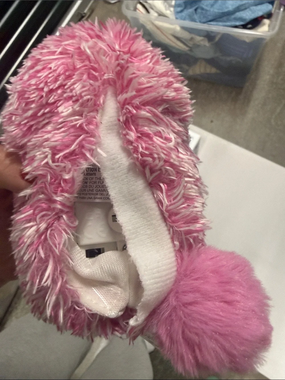 Plush Pink Hedgehog Small Pet Toy - Soft Comfort Buddy